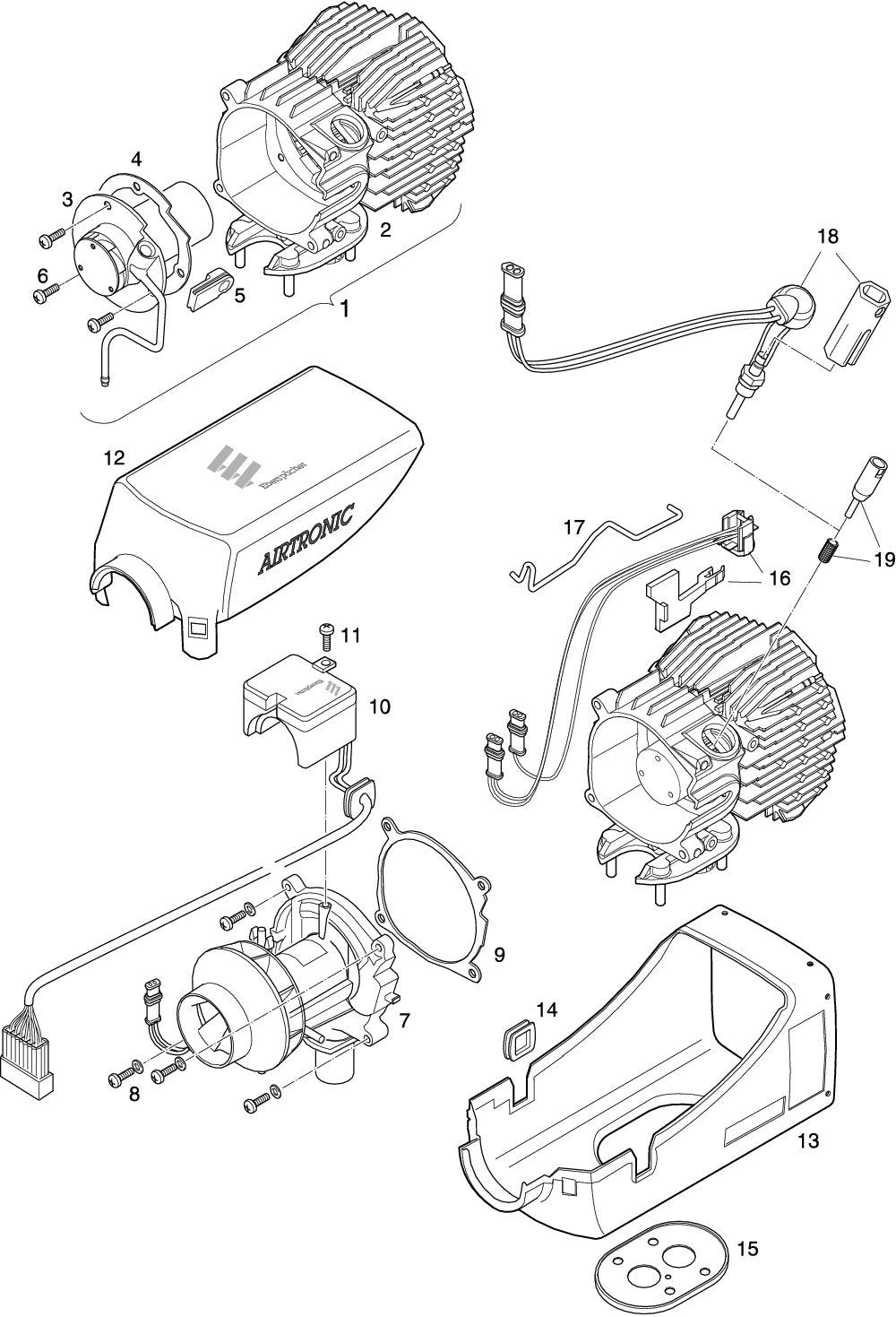Onderdelen Eberspächer Airtronic D2 24V