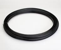 Brandstofleiding nylon 2,0/6,0/zwart ( zacht ) per meter