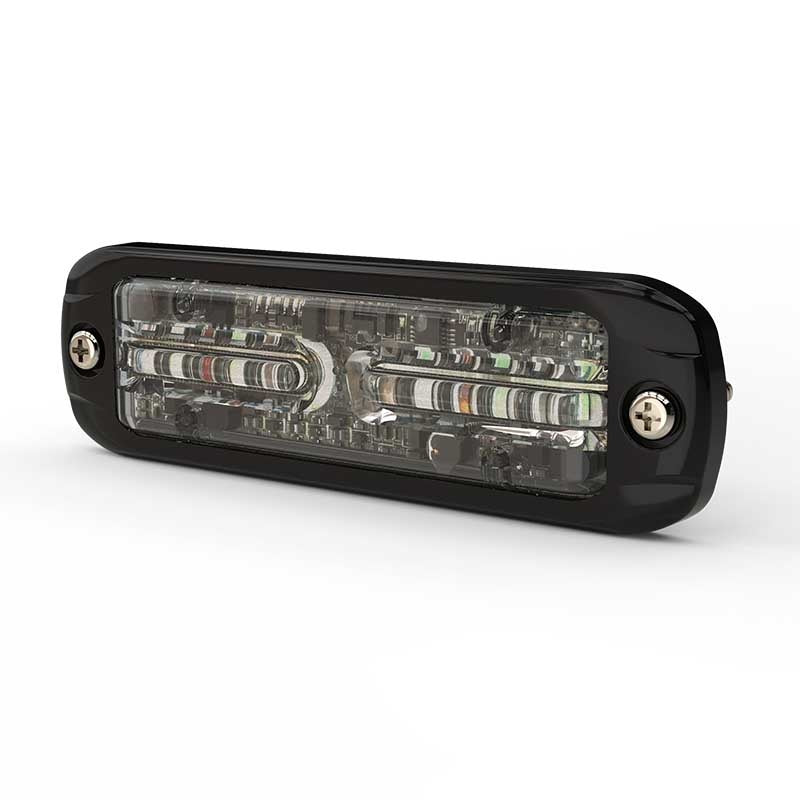 LED R65 Flitser amber/groen 6-LED 12-24v IP69K