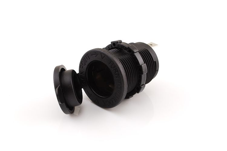 12 en 24Volt inbouw stopcontact 