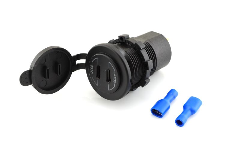USB C stopconrtact dubbel 