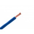 Kabel één aderig 0.75mm² Blauw á 100 Meter