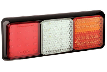 Led rem/achterlicht unit 350 x 120 x 31 Rechts 100 serie