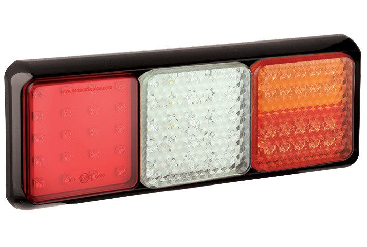 Led rem/achterlicht unit 350 x 120 x 31 Rechts 100 serie