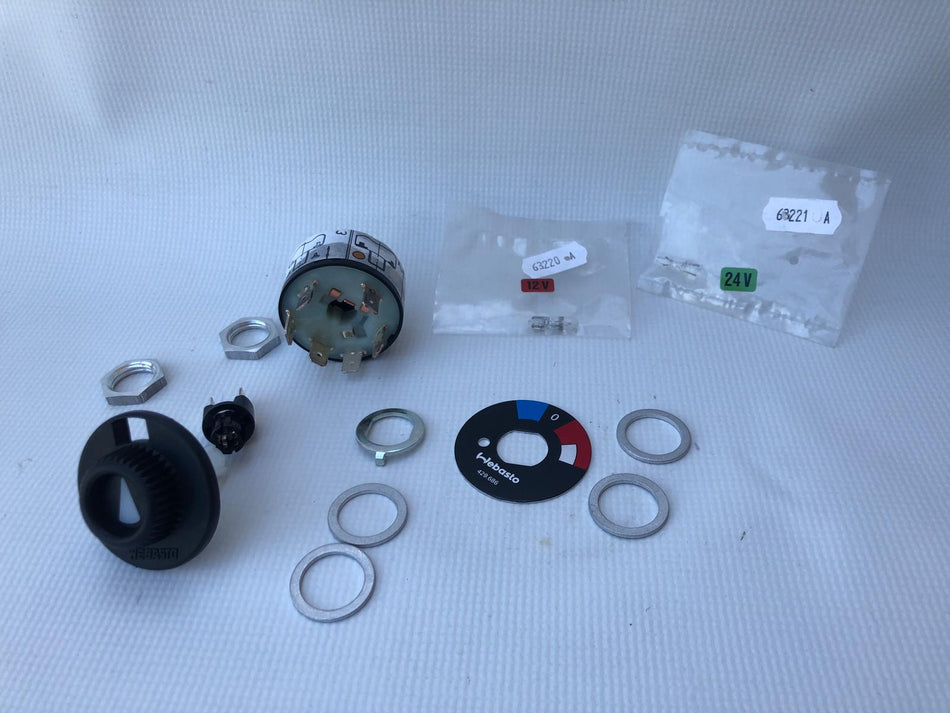 Webasto kachel schakelaar 12v / 24v