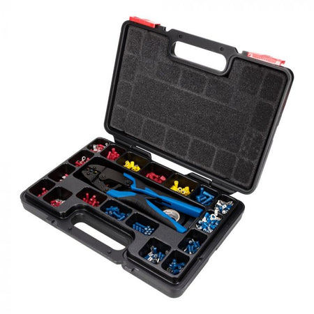 Kabelschoenassortiment geïsoleerd 552-delig met tang