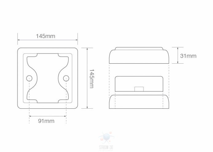 Black Bracket voor 125 serie