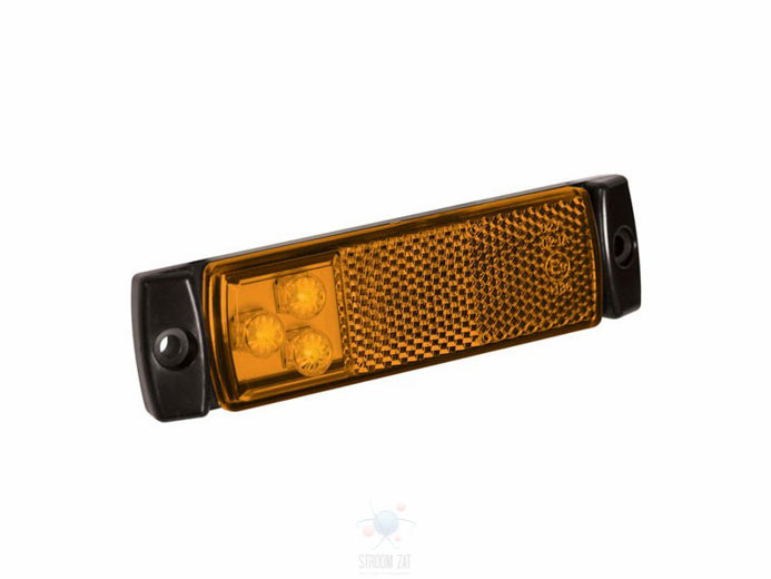 Led Zijmarkeringslamp Amber 126 x 30 x 12  129 serie