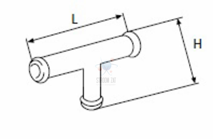 T stuk 12x6x12mm brandstof