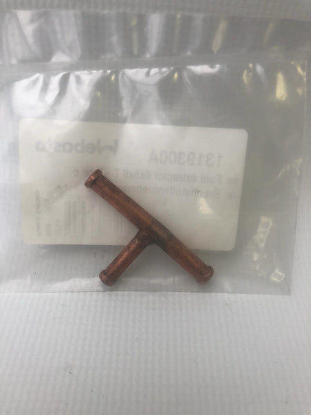 T stuk 6x5x6mm koper