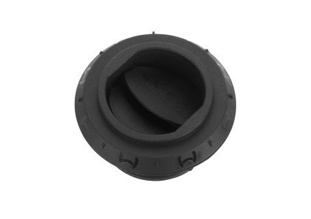 Uitstroomrooster 60 mm Afsluitbaar Zwart 