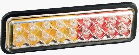 Led rem/achterlicht/richtingaanwijzer unit 145 x 48 x 20mm 135 serie