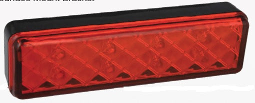 Led rem/achterlicht unit 135 x 38 x 24mm 135 serie slim-line