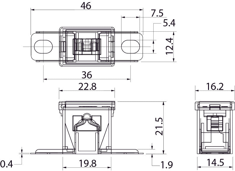 Pal Zekering 120A wit á 10 stuks