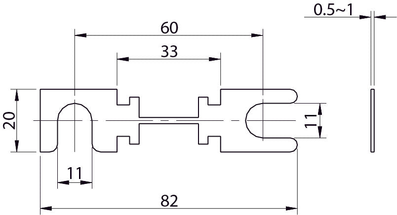 Smeltzekering 300A 