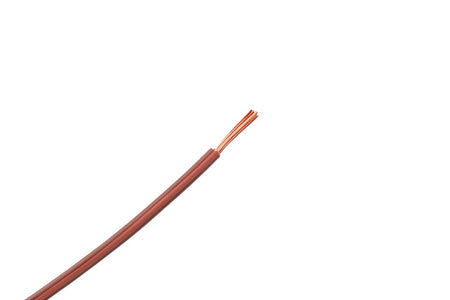 Kabel één aderig 0.75mm² Bruin/Roze á 100 Meter