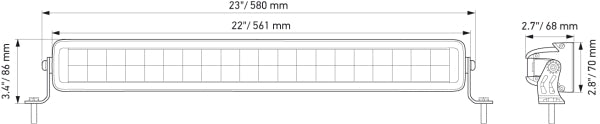 Hella LED BAR 11000lm 