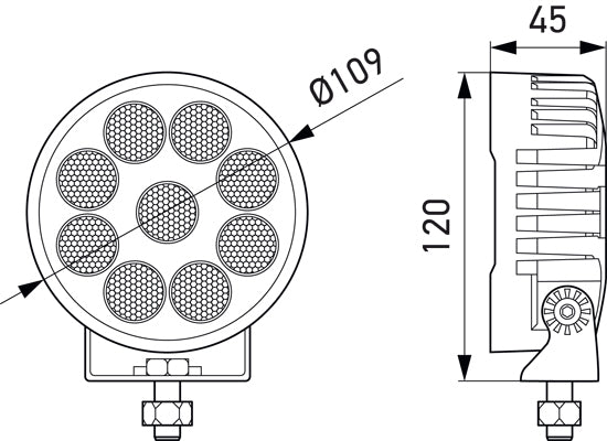 LED Werklamp Hella Valuefit 3000lm 