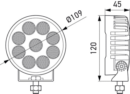 LED Werklamp Hella Valuefit 3000lm 