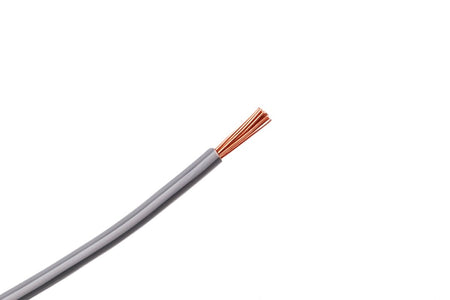 Kabel één aderig 2.0mm² Grijs/Wit á 100 Meter