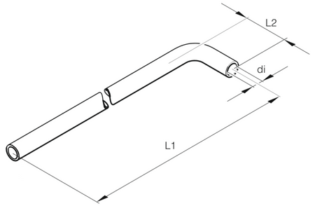 Waterslang inw. 18mm 840 x 240mm