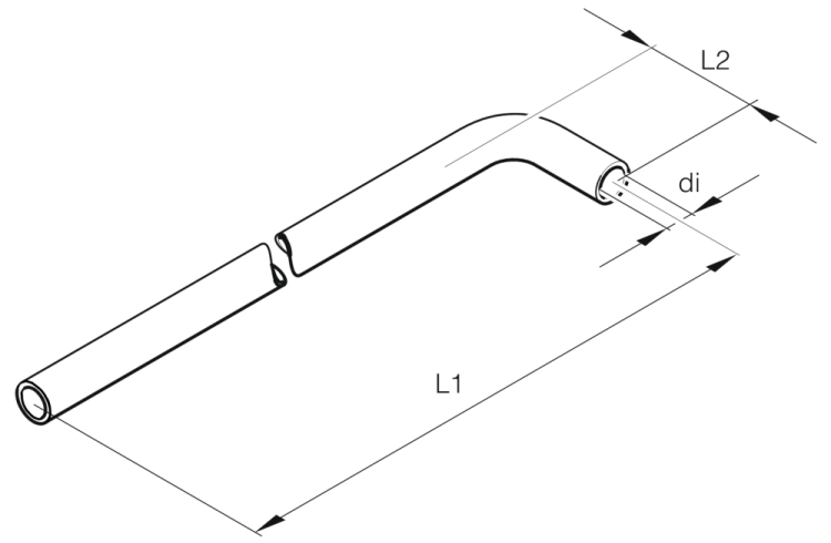 Waterslang inw. 18mm 840 x 240mm