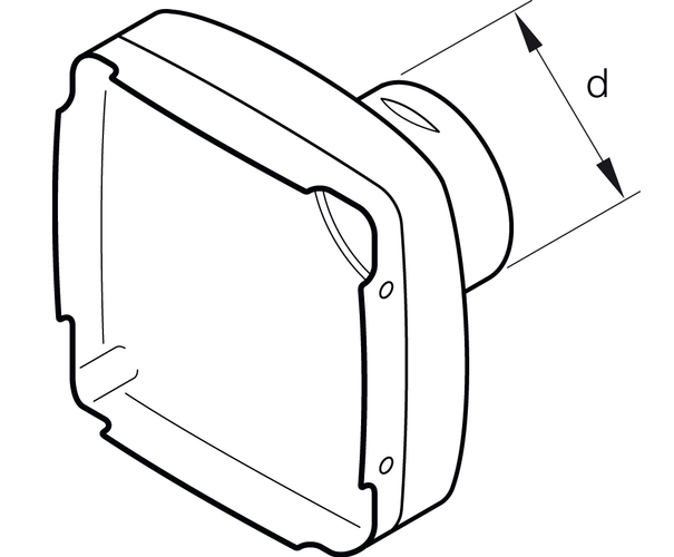 Uitstroomkap Eberspacher Airtronic D2 75mm