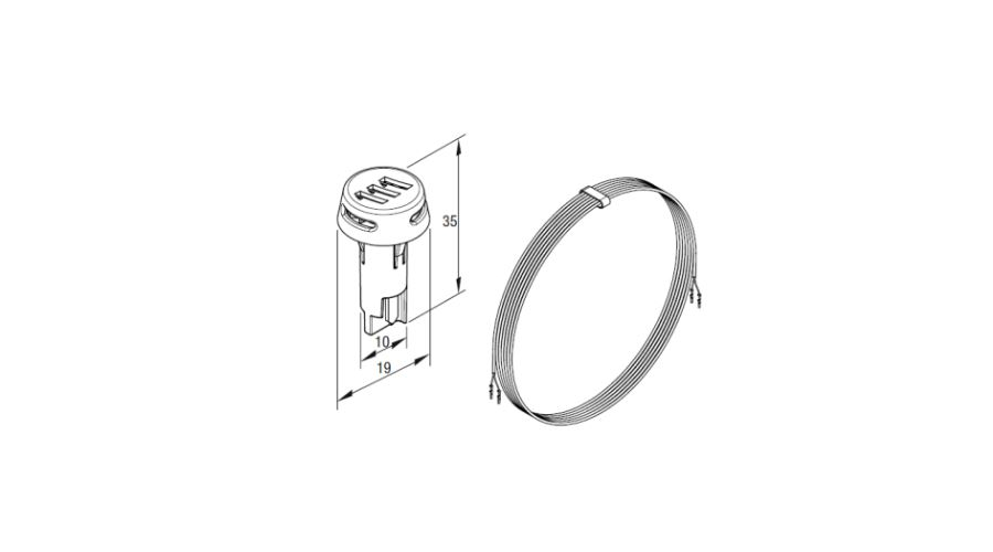Externe temperatuur sensor Eberspacher Airtronic D2 en D4