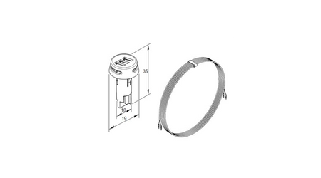 Externe temperatuur sensor Eberspacher Airtronic D2 en D4