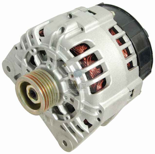 Dynamo 125A Opel,Nissan, Renault, Volvo met vrijloop poelie 