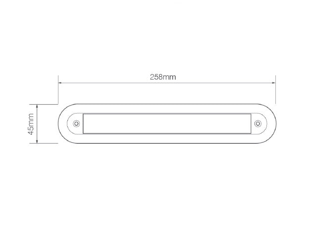 Chrome Bracket Single voor 235 serie