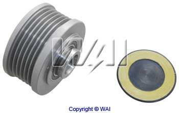 vrijloop poelie 6 ribs tbv denso dynamo's