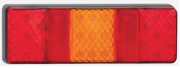 Led Achterlicht unit 250x80mm met mistlamp