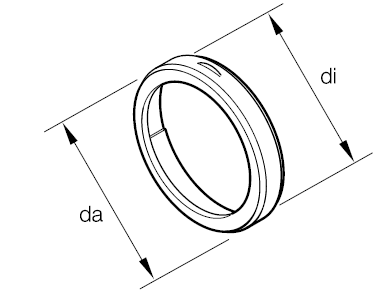Verloopring 75 - 80 mm 