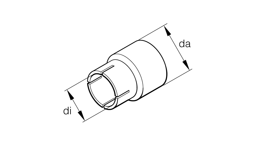 Uitlaat reductie Eberspacher 30-28mm