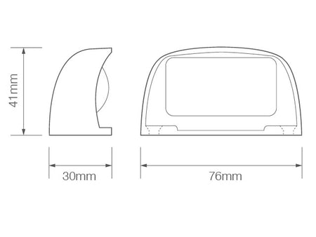 Led Kentekenplaat verlichting 35 serie