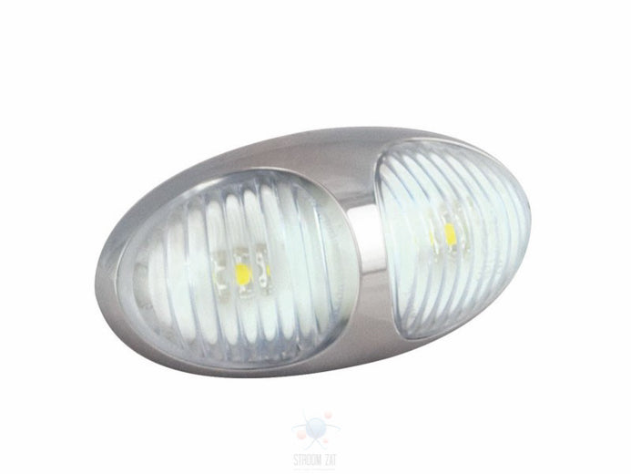 Led Voormarkeringslamp White 70 x 35 x 20 Chrome 37 serie plug&play