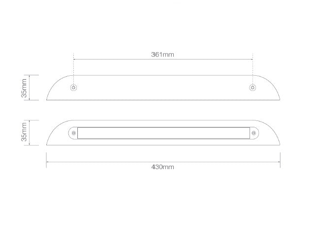 Chrome Bracket Heavy Door Entry voor 380 serie