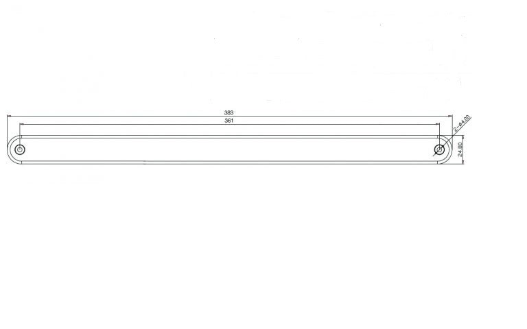 Led Strip Rem/achterlicht 12V 383 x 25 x 16 380 serie