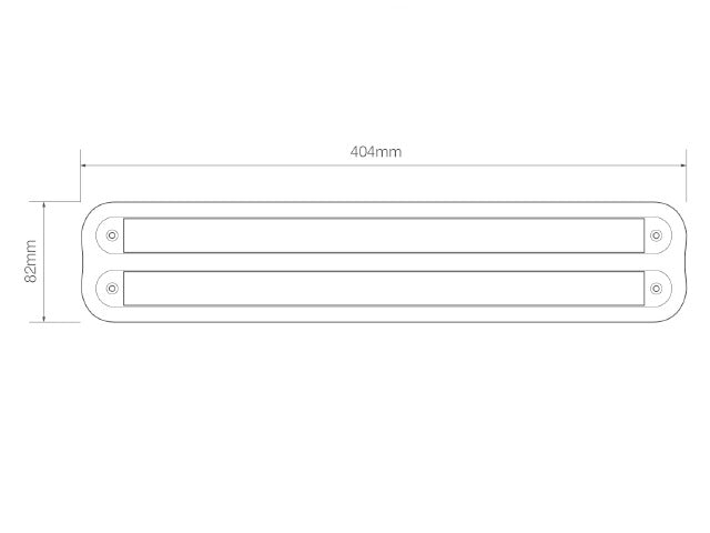 Chrome Bracket double voor 380 serie