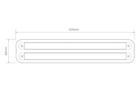 Chrome Bracket double voor 380 serie