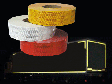 Tape Reflecterend contour markering 55mm x 50m - 3M Wit