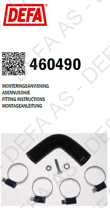 Defa Montage set motorverwarmer Land Rover TD4