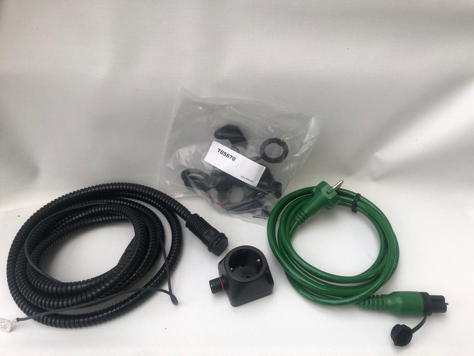 Defa Aansluitset 230V met stopcontact 