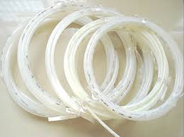 Brandstofleiding nylon 1,5/4,0/wit ( hard ) per meter