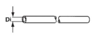 Brandstofleiding nylon 2,0/4,0/wit ( zacht ) per meter