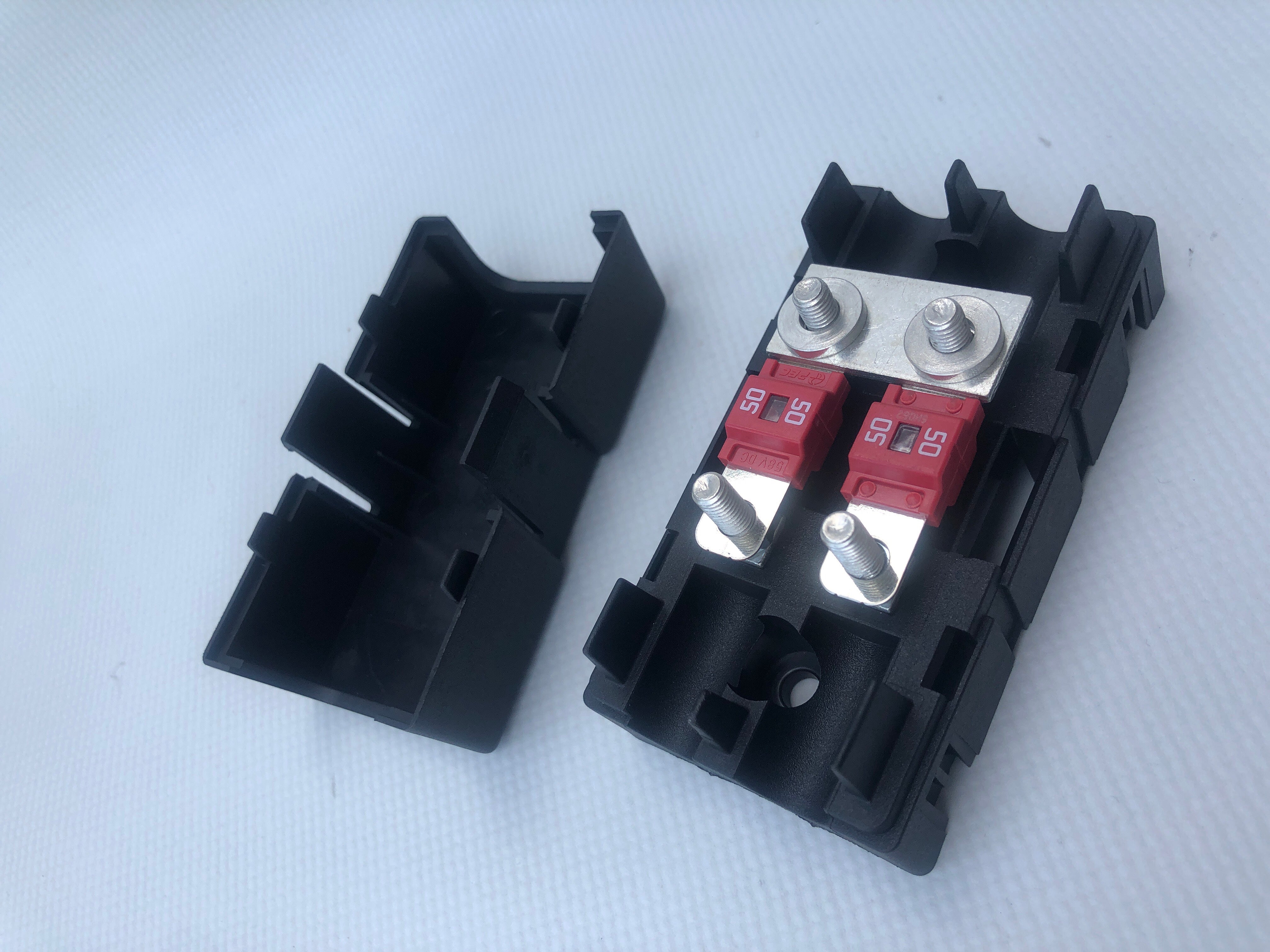 Verbindstrip voor 2 voudige midi zekeringenhouder 
