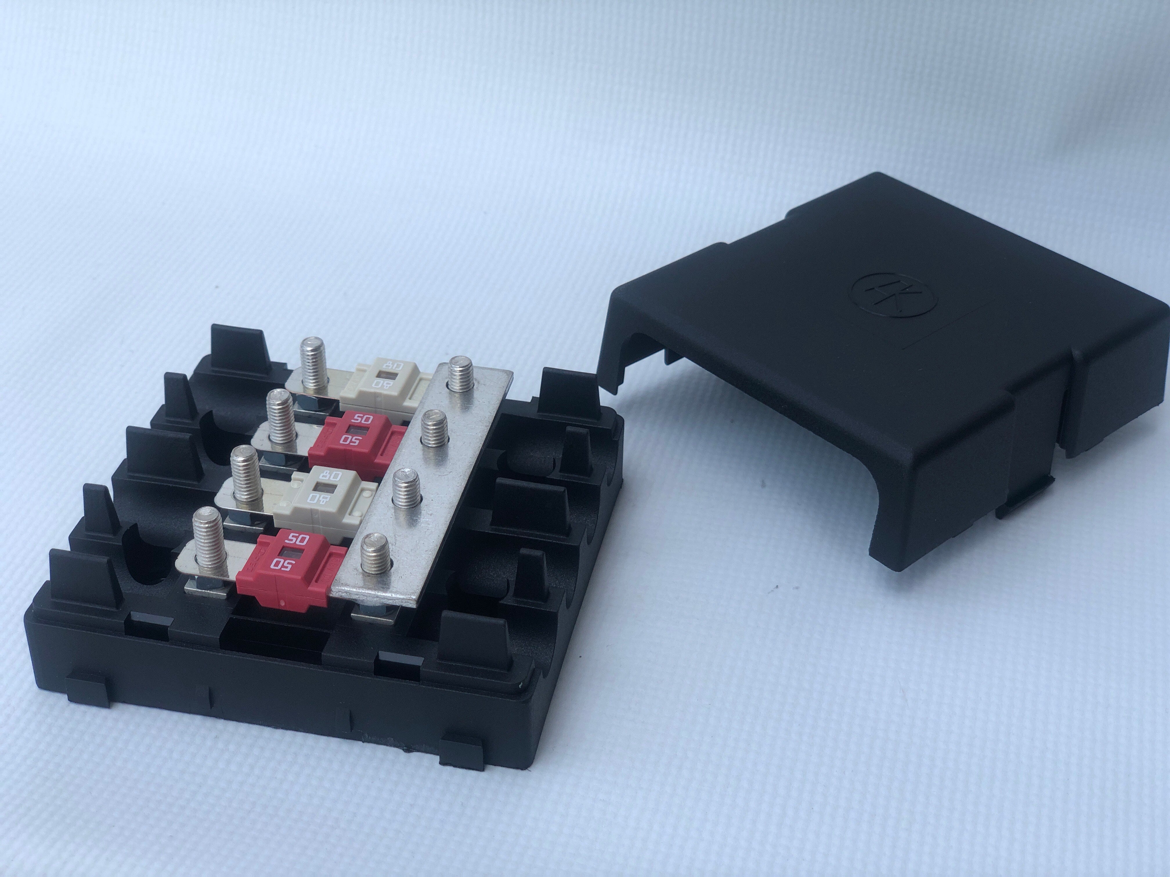 Midi zekeringhouder 4 voudig 