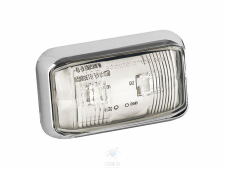 Led Voormarkeringslamp White Chrome 58 x 35 x 19 58 serie