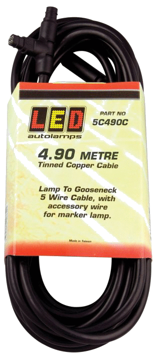 Main Chassis Gooseneck Cables 4.90M 5wire